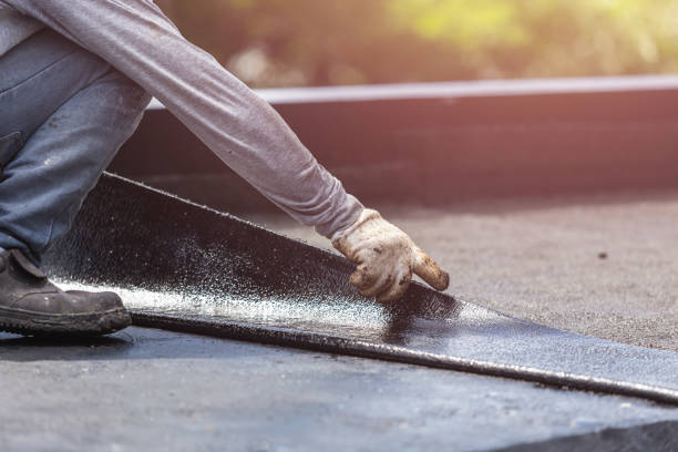 Professional Basement Waterproofing technician working in Eagle, WI